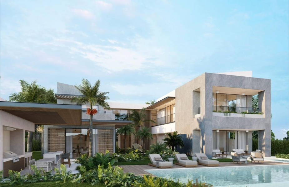 Impresionante Villa casa de lujo en venta en Cap Cana , con piscina y terraza con acceso a Marina, lago de deportes, wáter park, establos, eco pa (9)