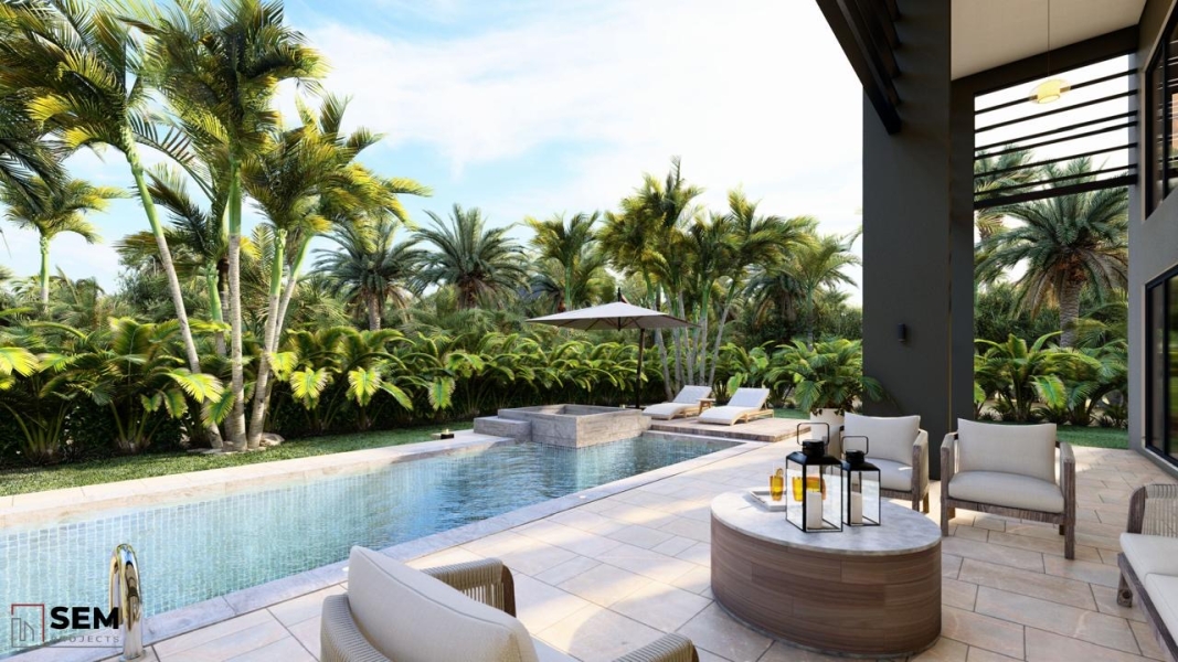 Elegante y moderna villa casa en venta en Las Iguanas Cap Cana, República Dominicana con acceso a campo de golf, establos, a pasos del vanguardista parque acuá (11)