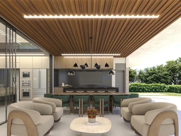 Moderna y minimalista villa casa en venta en Cap Cana, República Dominicana, cerca del Club de playa Edec Rock, frente a punta espada Golf y playa Juanillo (10)