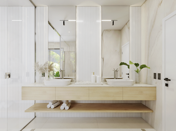 Moderna y minimalista villa casa en venta en Cap Cana, República Dominicana, cerca del Club de playa Edec Rock, frente a punta espada Golf y playa Juanillo (3)