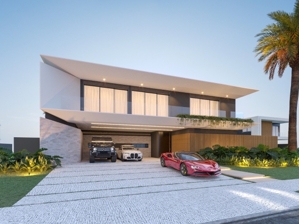 Moderna y minimalista villa casa en venta en Cap Cana, República Dominicana, cerca del Club de playa Edec Rock, frente a punta espada Golf y playa Juanillo (9)