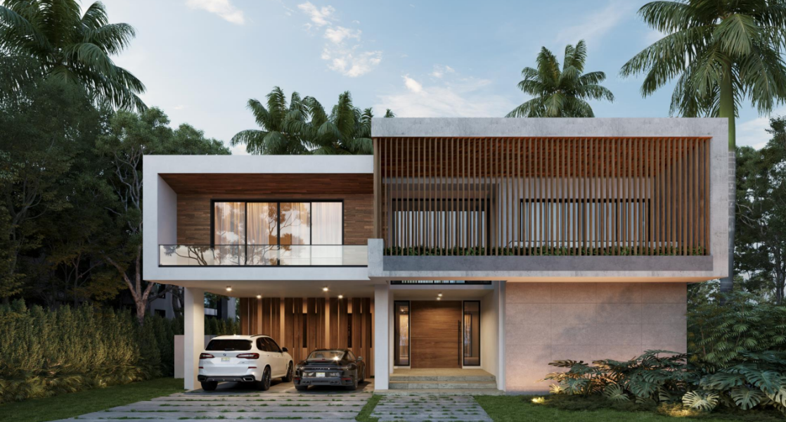 Elegante villa casa en Punta Cana Village, República Dominicana con acceso al campo de golf, juegos acuáticos, hoteles, eco tours, surfing y al Club playa Blanca (1)