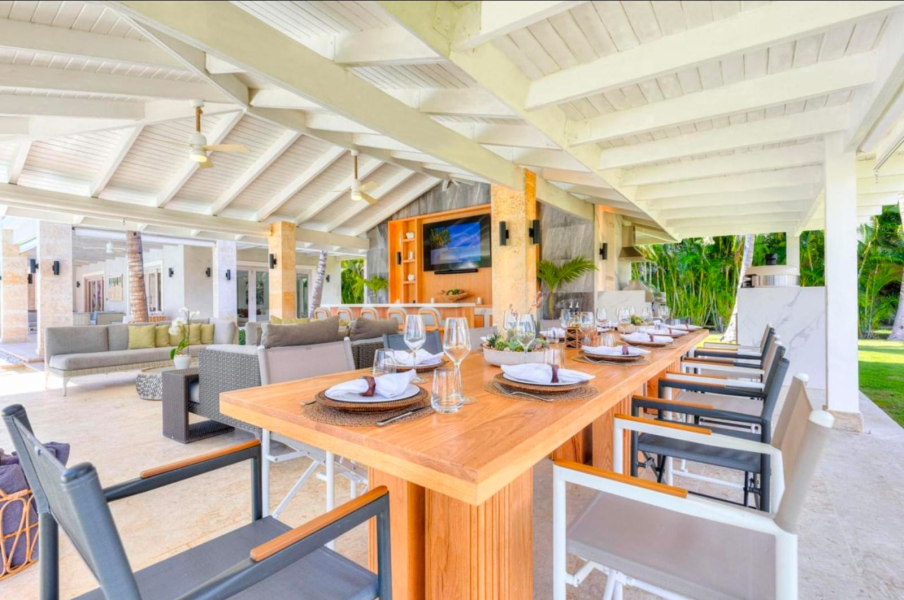 Elegante y confortable villa casa en Punta Cana Resort, con vista al campo de golf y al lago,a minutos de la playa y del aeropuerto (9)