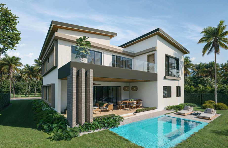 Elegante y lujosa villa casa en venta en Punta Cana Village, República Dominicana, a 5 minutos de malls y restaurantes, cerca de (4)